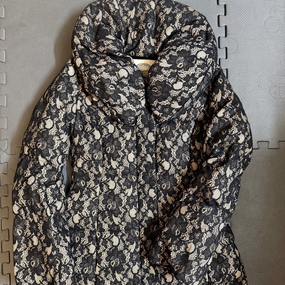 iwe girls Lace Puffer Coat